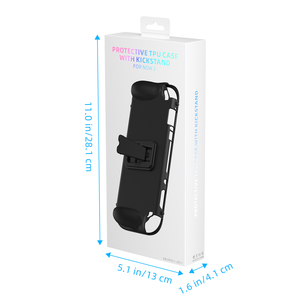 Chống-mùa thu bảo vệ TPU Shell Trường hợp với chân đế cho Nintendo cho chuyển đổi 2 JYS-NS2301 trò chơi phụ kiện làm bằng nhựa - Product Image 6