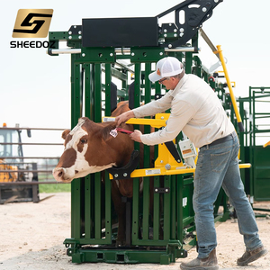 नई बिक्री गैल्वेनाइज्ड स्टील के चूजे पैमाने पर मवेशियों के चट स्केल हाइड्रॉनिक ट्रेलर पोर्टेबल गेट - Product Image 5