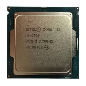 Buona condizionata CPU processore Intel Core i3-6100 I3 6100 3.7GHz 3 MB di Cache Dual-Core 51W i3 generazione SR2HG LGA1151