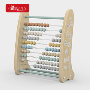 Compteurs de nombres pour enfants Abacus de jouet de comptage de mathématiques <span class=keywords><strong>en</strong></span> <span class=keywords><strong>bois</strong></span> avec roue W12A065 - Product Image 2