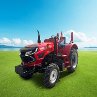 Hot Mini tracteur à roues agricole 4x4 70HP/80HP avec caractéristiques automatiques et moteur Core 4WD prix bon marché de Chine