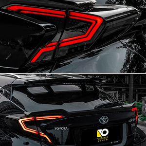 Feux Arrière à LED Feu arrière L'assemblée Frapper Pour Toyota CHR C-HR Fume Noir - Product Image 2