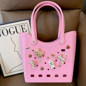 Summer Outdoor Travel EVA <b>Beach</b> <b>Bag</b> Large Capacity EVA Handbags Waterproof EVA Holes <b>Bags</b> - Product Image 6