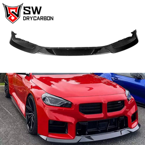 Khô Sợi Carbon R44 Phong Cách G87 M2 Phía Trước Môi Cho BMW G87 M2 Coupe Phía Trước Bumper Splitter Lip Khuếch Tán Bìa Trim 2-Cửa 2023 Trong - Product Image 1