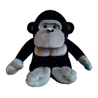 Peluches personnalisées en forme de dessins animés, animaux du zoo africain, jouet en peluche animatronique doux, gorille, babouin, singe, poupée en peluche, vente chaude