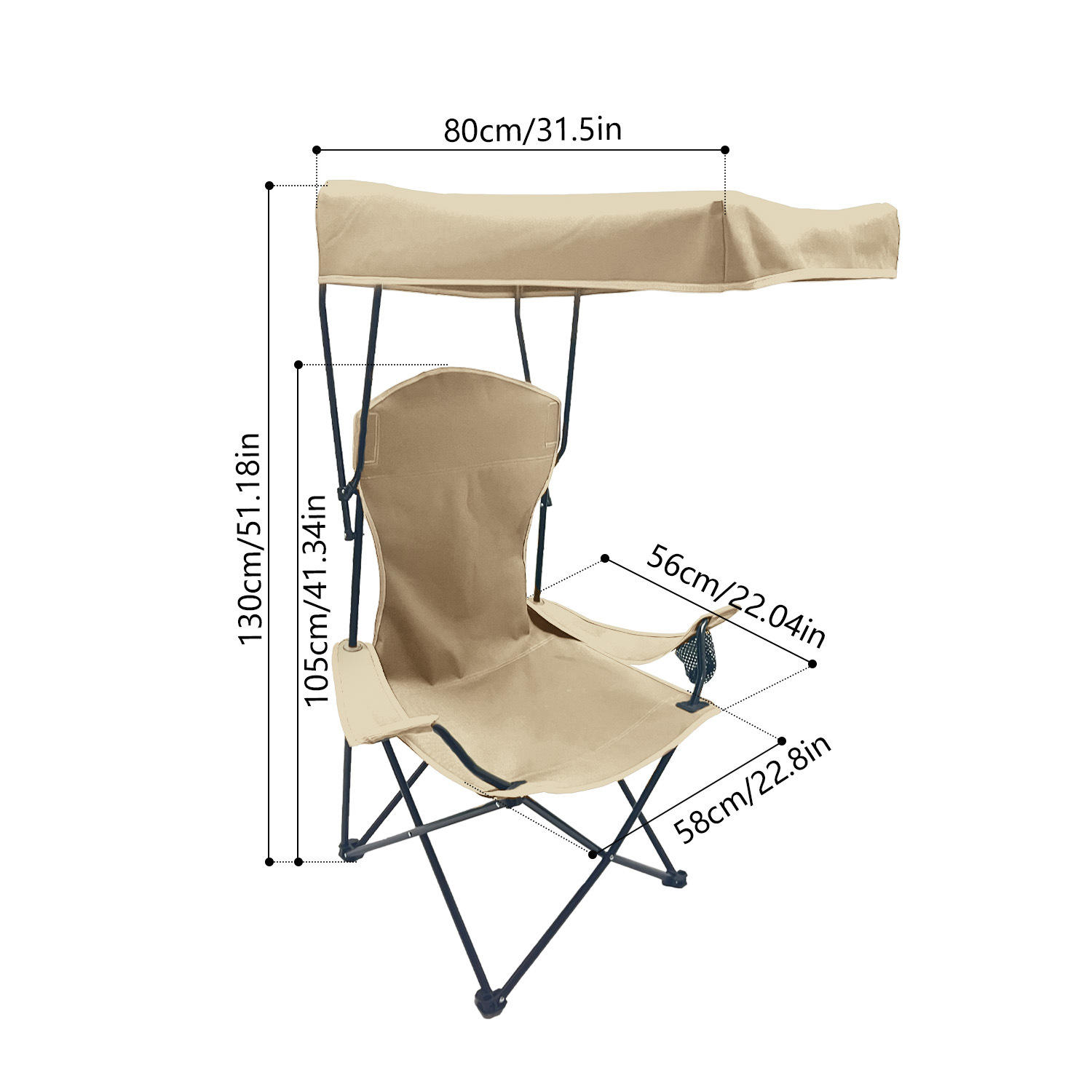 สีกากี 58*58*130