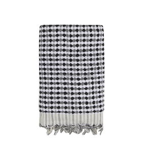 Toalla de algodón turco hecha a mano, pompón de lujo, modelo Mticolor, baño Hammam y juego de tamaños de mano, tejido para uso en aviones - Product Image 4