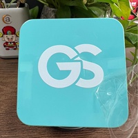 Op maat gemaakte gouden folie logo geperst wijnetiket metaal transfer UV 3D kaarsen waterdichte sticker