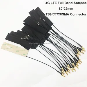 80mm*22mm 4G FPC 8dBi Wireless Wifi Internal FPC Antenna With Ipex Connector RG1.13 Coaxial Cable