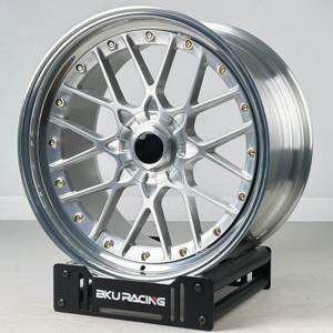 Bku 2 Piece rs2 bánh xe cho <span class=keywords><strong>Audi</strong></span> rs4 <span class=keywords><strong>RS5</strong></span> RS6 B8 B9 C7 C8 S4 B5 S5 S6 C5 C5 C6 18 19 inch tùy chỉnh Bạc 5x112 hợp kim rim - Product Image 3