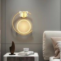 Lampes murales suspendues LED papillon, éclairage d'intérieur nordique, lampe de plafond, lampe de chevet, lampes suspendues, décoration de salon moderne