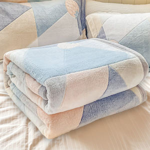 Coperte di flanella Ultra morbide e accoglienti, di lusso per camera da letto e soggiorno, coperta in pile stampata - Product Image 2