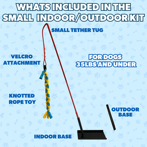 Iç ve dış mekanlarda kolay kurulum Tether Interactive Interactive köpek çiğneme oyuncakları - Product Image 5