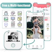 Printer Foto Termal Phomemo T02 Portabel Mini Ukuran 203 Dpi untuk Ponsel iOS Android