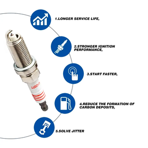 KINGSTEEL OEM P51R18110 22401-1LA1C Bujía de iridio para ALTIMA INFINITI para coche FX - Product Image 5