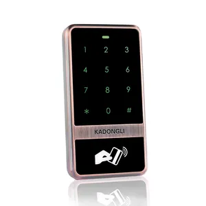 Tombol sentuh pintu 125KHz RFID pembaca kartu ID Keypad pengendali akses