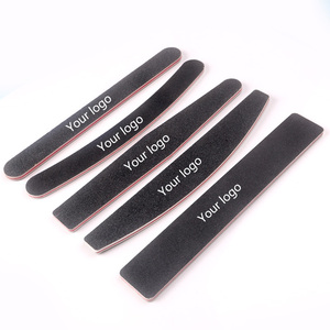 TSZS lime à <span class=keywords><strong>ongles</strong></span> double face noire 100/180 ronde carrée limes à <span class=keywords><strong>ongles</strong></span> jetables bon marché lime à <span class=keywords><strong>ongles</strong></span> imprimée personnalisée émeri - Product Image 1
