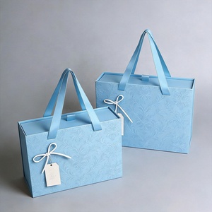 Scatole Regalo <span class=keywords><strong>di</strong></span> Lusso Personalizzate in Carta Kraft con Manico, Materiali Riciclati e Fodera in Spugna - Product Image 2