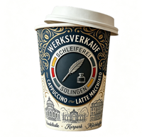 Mini-gobelet jetable biodégradable et compostable en papier kraft à paroi simple pour dégustation de boissons et portions individuelles