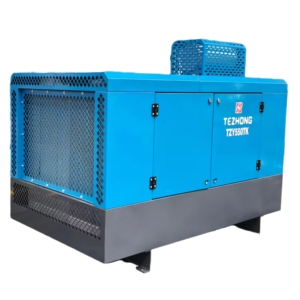 Compresor de Aire de Tornillo Diésel Portátil TZ550-15Y Equipado con Motor Cummins de 6 Cilindros Refrigerado por Agua, Usado en Carreteras Fotovoltaicas - Product Image 6
