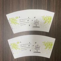 Bahan Baku Cangkir Kertas QIYIN, Lapisan PE Food Grade, Untuk Cangkir Kertas, Tersedia Cetak Kustom