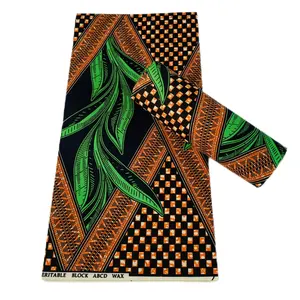 2023 Hot African tow-sided penetration printing new fabric 100% polyester