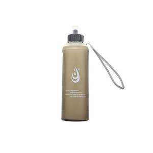 Bouteille d'eau pliable en TPU, sport, boisson directe avec couvercle, course à pied, non équipée, unisexe, écologique, 500 ml - Product Image 3