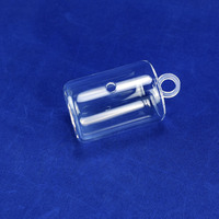 Bécher en silice fondue SiO2 haute pureté HaiChuan JGS2, qualité semi-conductrice, usage en laboratoire, stabilité thermique 1100°C, transparent et poli (pour l'eau)