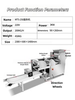 Machine à nouilles automatique en acier inoxydable pour la vente en gros, petite machine à nouilles instantanées, capacité de 150 kg/h, pour nouilles fraîches et humides