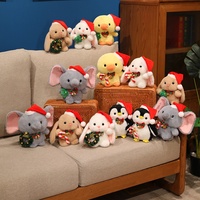 Boneka Plush Baru, Mainan Natal Gajah Penguin Bebek Kuning dan Kelinci Dapat Dipesan Langsung Dari Pabrik.