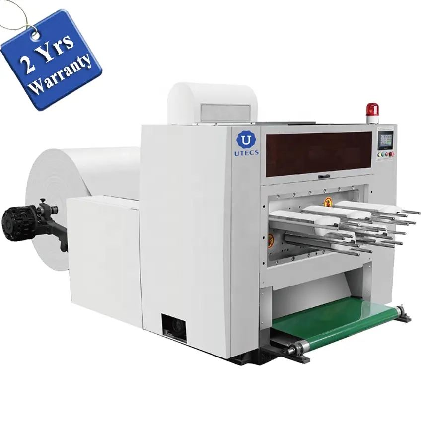 TMQ920 स्वचालित पीई-लेपित कागज कप रिक्त प्रशंसक रोल मरने काटने छिद्रण प्रेस मशीन के साथ अपशिष्ट अलग करना