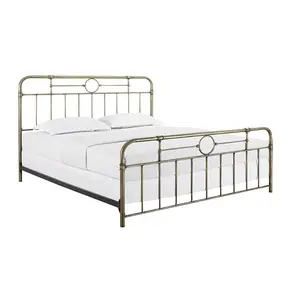 Material No Odor And Formaldehyde Free Bedroom Furniture Metal Bed Frame For Home
