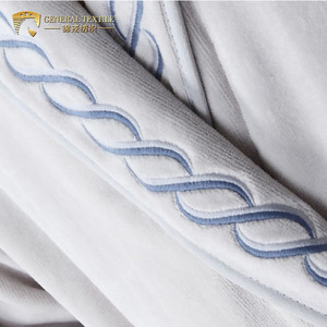 Bonne Qualité Unisexe Blanc Gaufré Velours Éponge Doublé Hôtel <span class=keywords><strong>Peignoir</strong></span> - Product Image 4
