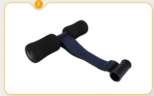 Barre d'exercice de porte réglable Nordic ischio-jambiers avec barre de cheville rembourrée Dispositif d'entraînement abdominal pour la taille - Product Image 6