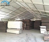 Tentes robustes 8x12m 8x15m pour mur ABS à l'extérieur pour le camping tente de toit coque dure salle de mariage mobile