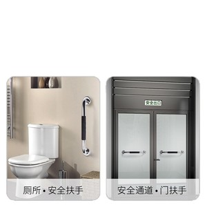 Barra de apoyo de acero inoxidable Shuntiancai de 30, 40, 50 y 60 cm con mango antideslizante para baño, inodoro, ancianos y personas con discapacidad. - Product Image 3