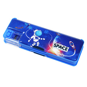 Yerleşik kalemtıraş ve sevimli karikatür tasarımı ile çok fonksiyonlu PVC kalem kutusu, okul malzemeleri için Ideal - Product Image 6