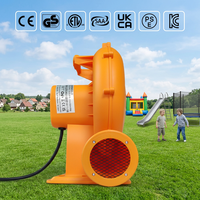 Souffleur d'air gonflable 110V AC 950W/1100W à pression moyenne avec lames en plastique et acier pour châteaux gonflables, toboggans et événements intérieurs/extérieurs