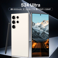 Nuevo Teléfono Inteligente Original 2025 S24 Ultra 5G Dual SIM con Cámara Trasera de 108MP y Pantalla LED HD