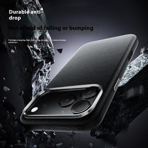 Custodia X-LEVEL per iPhone 17 Pro Max compatibile con <span class=keywords><strong>cover</strong></span> rigida in PU e PC - Arancione - Product Image 5