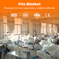 Couverture anti-feu HuaRui pour la maison, la cuisine, le four et la protection, extincteur d'urgence ignifuge, couverture anti-feu en fibre de verre