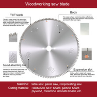 Disco de Sierra Circular de Carburo de Tungsteno de Alta Calidad de 255 mm y 120 Dientes para Cortar Puertas y Ventanas de Aluminio