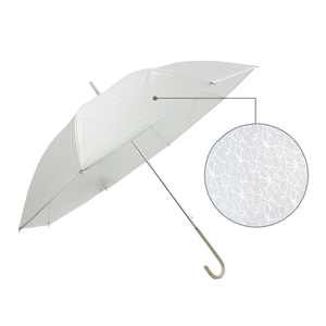 Paraguay Transparent TPU clair Design de mode monocouche coupe-vent pluvieux semi-automatique mariage <span class=keywords><strong>parapluie</strong></span> droit avec impression - Product Image 1