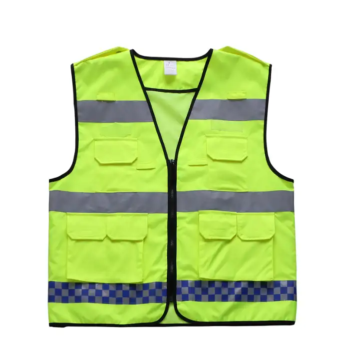 Colete e jaqueta masculina reflexiva de segurança, colete e casacos de poliéster de alta segurança para homens, 100%