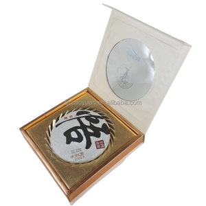 Luxury paper cardboard rigid magnetic gift packaging box with clear window and paper insert for tea bag