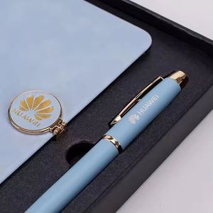 Set de Cuaderno y Bolígrafo de Lujo con Logotipo Personalizado, Regalo Empresarial Corporativo Promocional para Hombres y Mujeres en Paquete de Regalo - Product Image 6