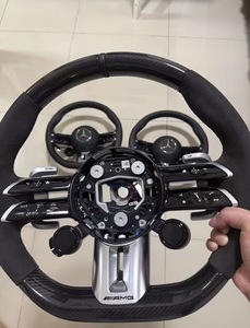 Volant sport en cuir de style nouveau pour <span class=keywords><strong>Mercedes</strong></span> Benz W204 W205 W213 W219 W222 A45 E63 Gle Gls Amg Gt C63 E63 S63 G63 - Product Image 5