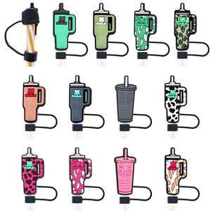 หลอดดูดน้ำแบบพับเก็บได้10มม. นำกลับมาใช้ใหม่ได้จุกปิดเครื่องดื่มเรซิ่นที่กินได้ - Product Image 3