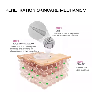 ZXIUER OEM spons kelas medis 2 langkah fungsional masker wajah 300 Niacinamide asam Hyaluronic yg canggih - Product Image 3