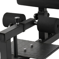 Máquina Multifuncional Ajustable para Sentadillas y Ejercicios de Piernas, Glúteos y Abdominales, para Entrenamiento de la Parte Inferior del Cuerpo en el Gimnasio